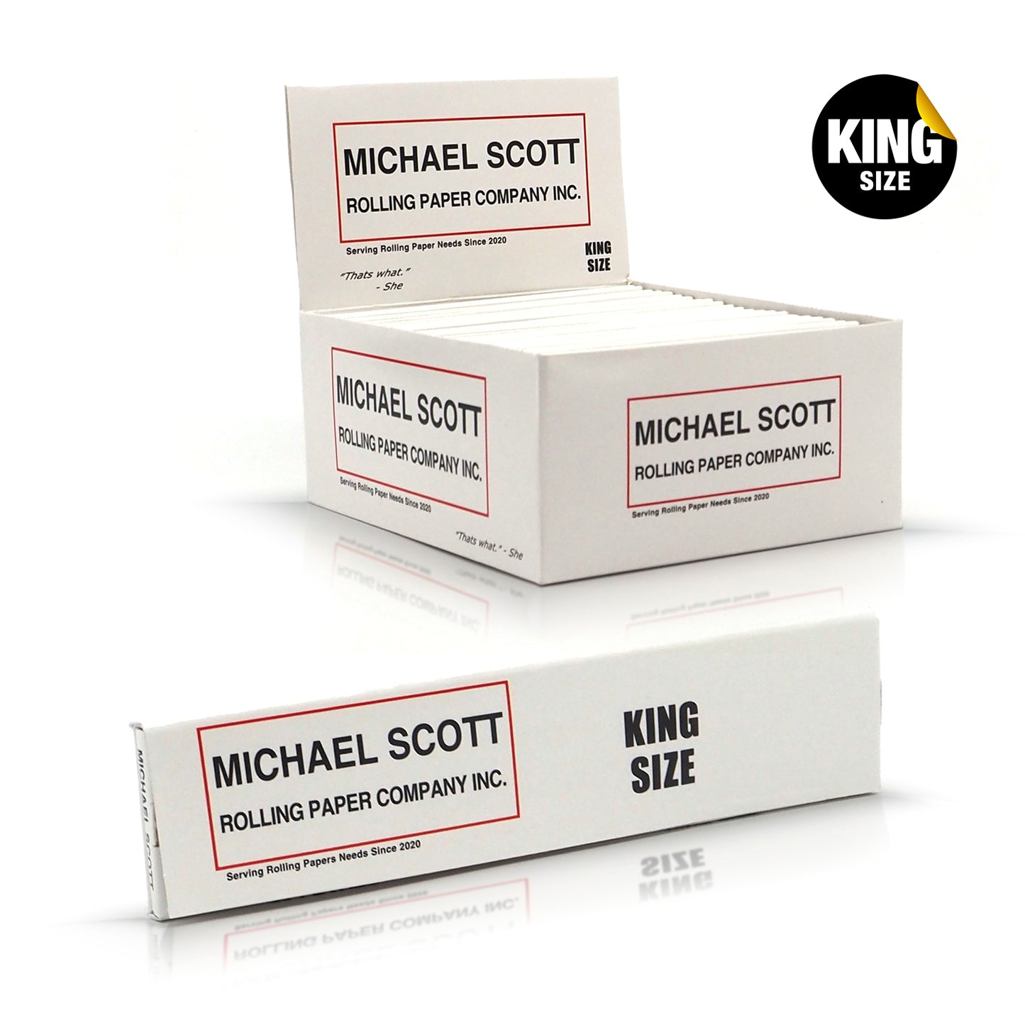 Michael Scott Rolling Paper Company King Size Slim Rolling Papers