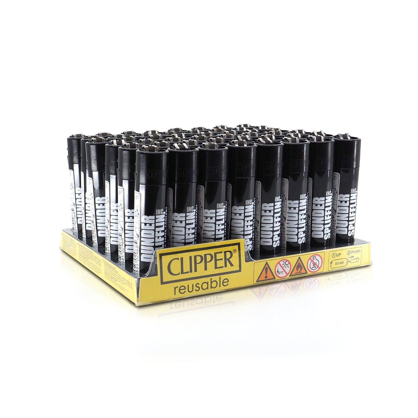 Dunder Splifflin Clipper Lighters - 48 Pack